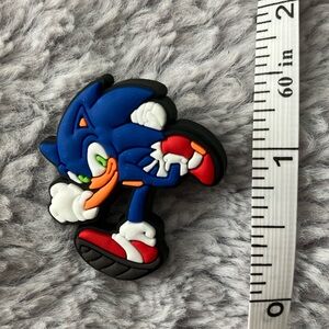 Sonic the Hedgehog Charm for crocks or similar shoes.